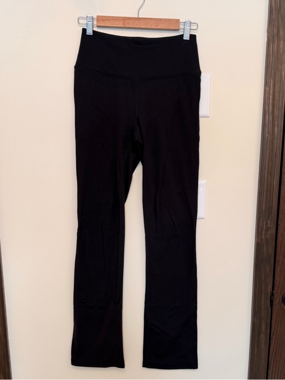 Tek Gear Black Shapewear Flared High Rise Leggings